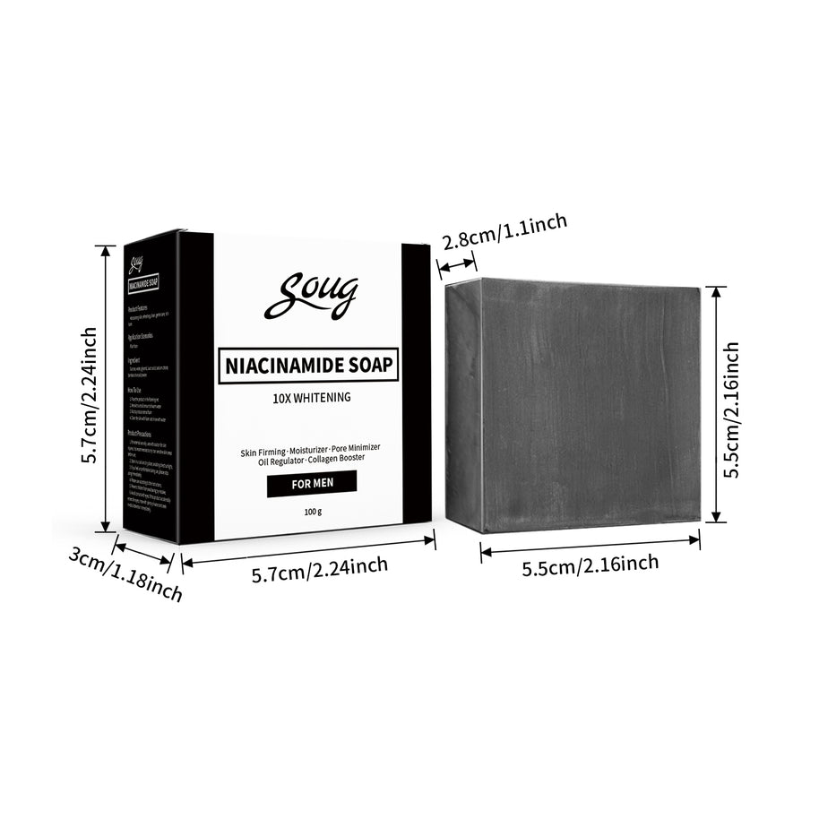 SOUG Bamboo Charcoal Facial Soap - HaiyiBeauty