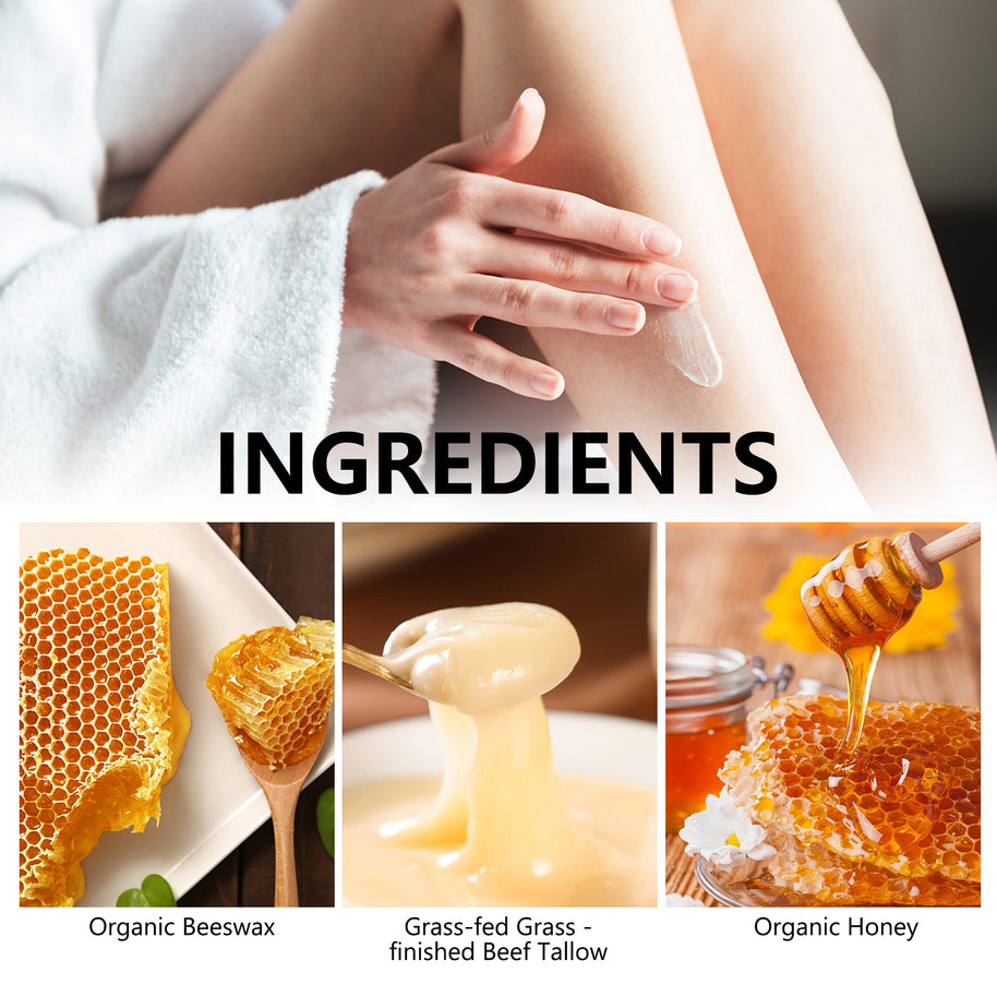 CASTOR OIL & FRANKINCENSE Tallow Cream - HaiyiBeauty