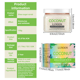 LUNOON Coconut Body Scrub - HaiyiBeauty