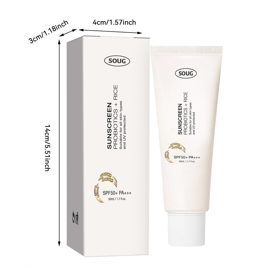 SOUG Rice Probiotics Sunscreen - HaiyiBeauty