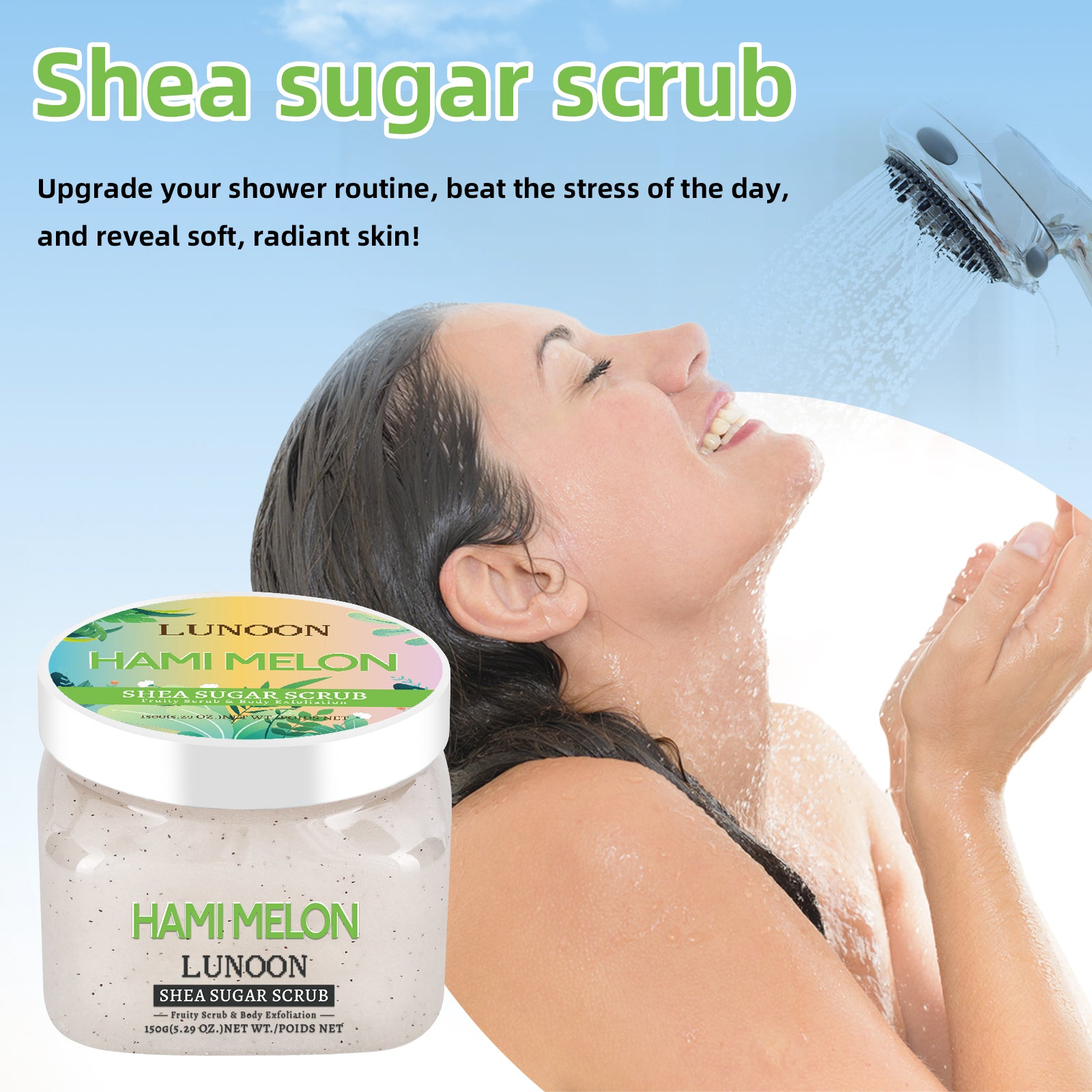 LUNOON Coconut Body Scrub - HaiyiBeauty