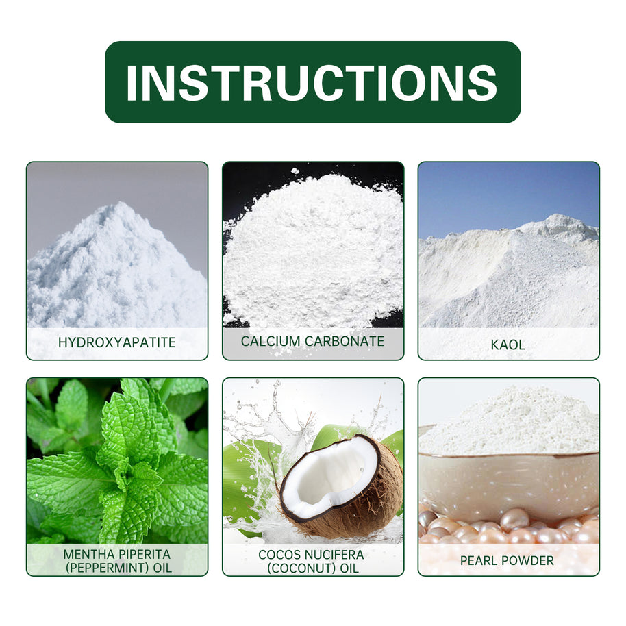 YILEST Natural Mineral Tooth Powder Coconut Mint Flavor - HaiyiBeauty