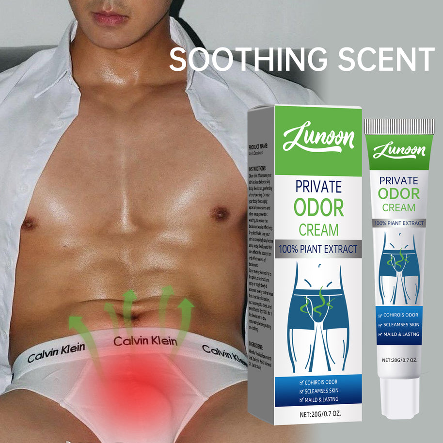 LUNOON Men's Private Deodorant Cream - HaiyiBeauty