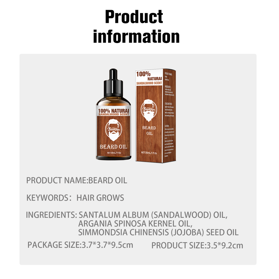 BOOMOON Tea Tree Beard Oil - HaiyiBeauty
