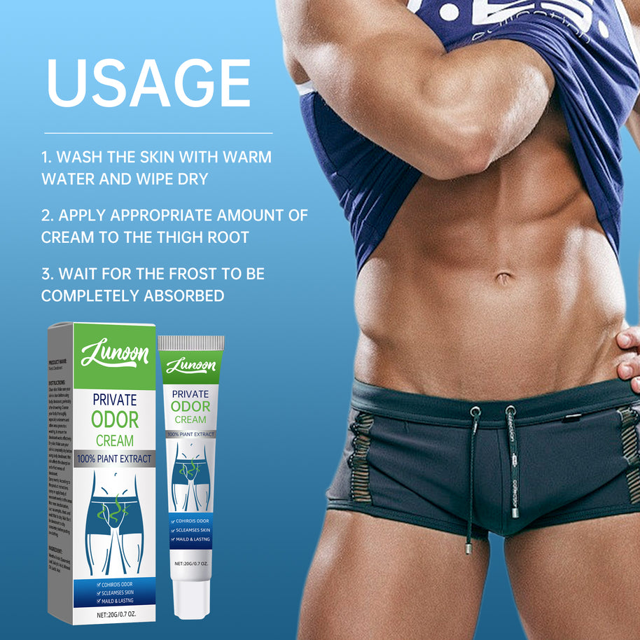 LUNOON Men's Private Deodorant Cream - HaiyiBeauty