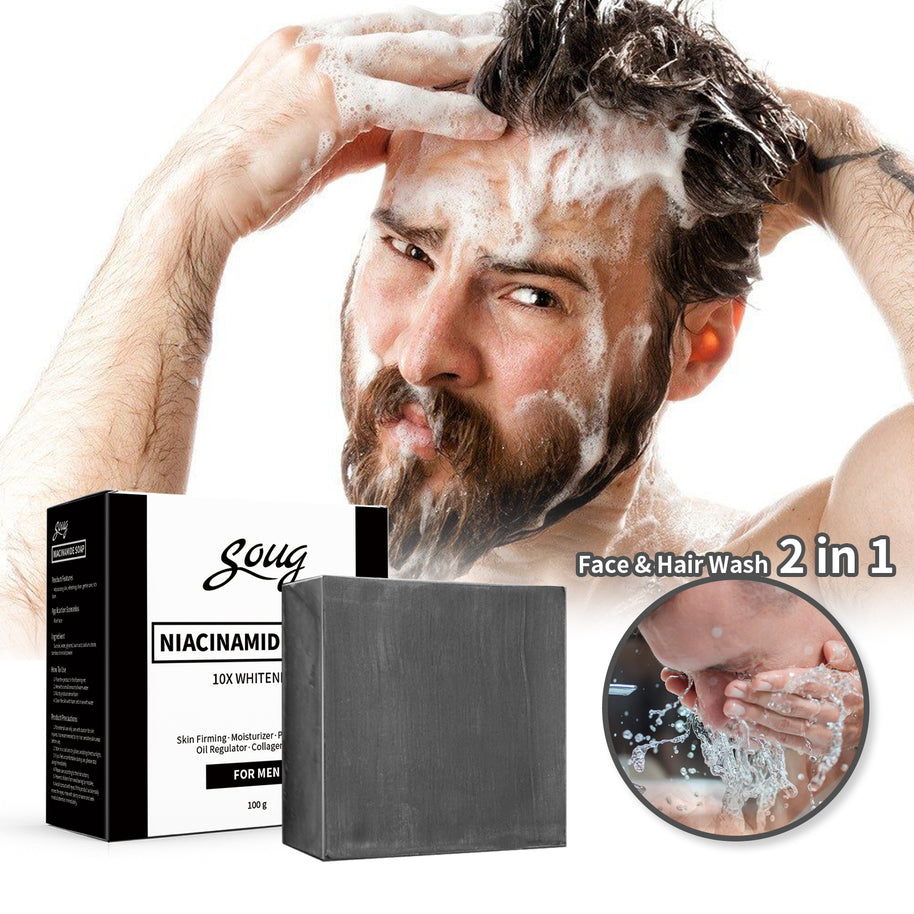 SOUG Bamboo Charcoal Facial Soap - HaiyiBeauty