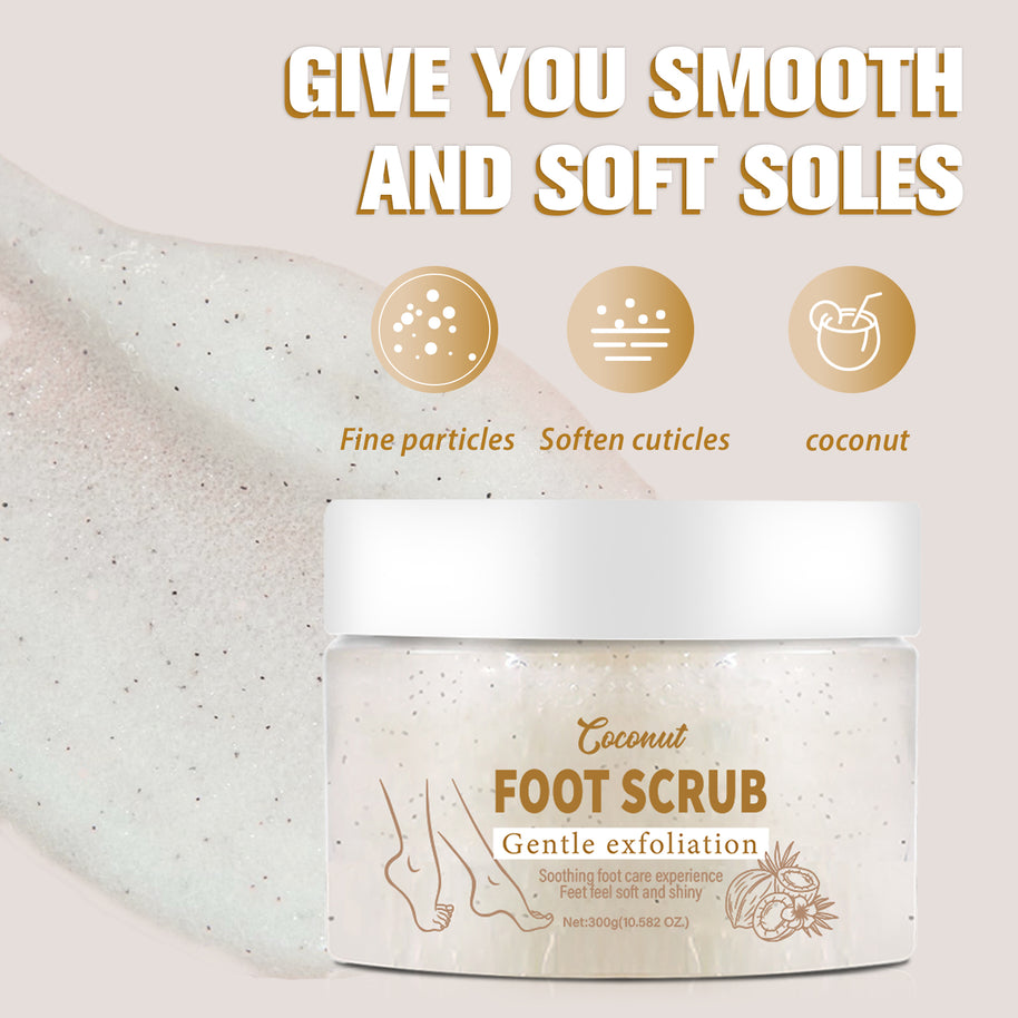 LUNOON Foot Scrub-Coconut Fragrance - HaiyiBeauty