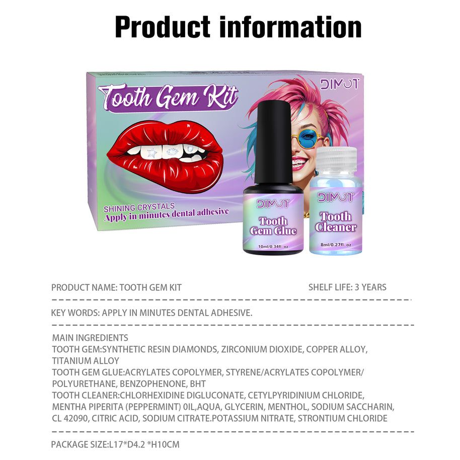Dimot Tooth Gem Set - HaiyiBeauty