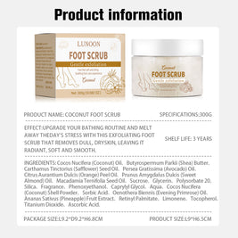 LUNOON Foot Scrub-Coconut Fragrance - HaiyiBeauty