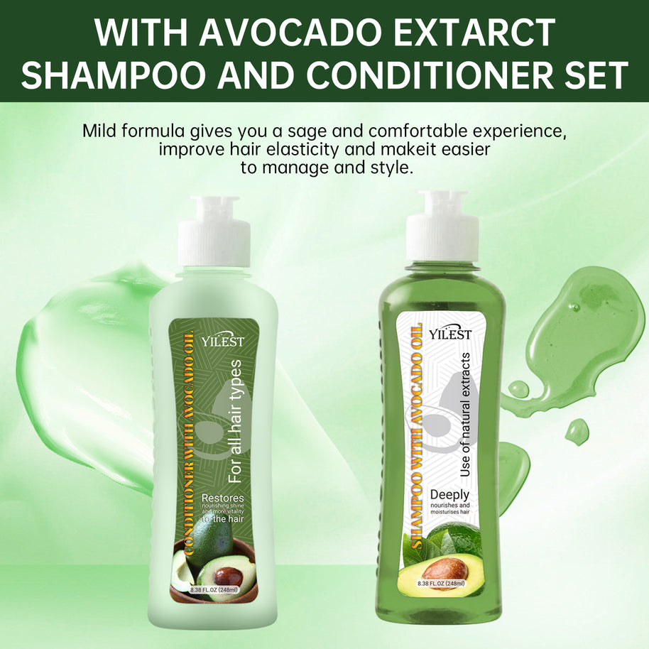 YILEST Avocado Shampoo Conditioner - HaiyiBeauty