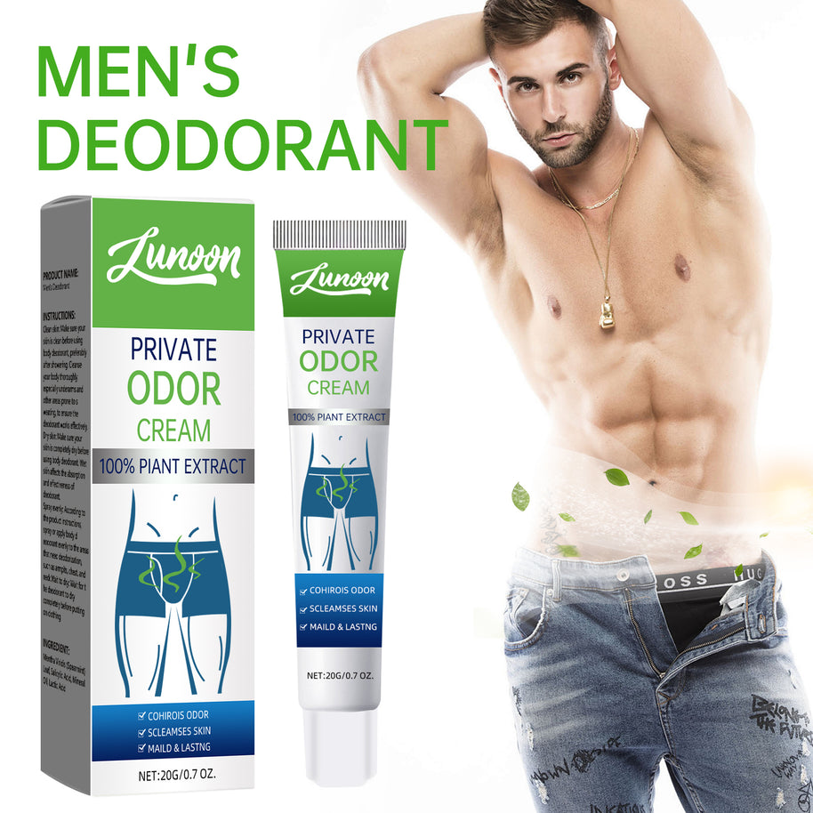 LUNOON Men's Private Deodorant Cream - HaiyiBeauty