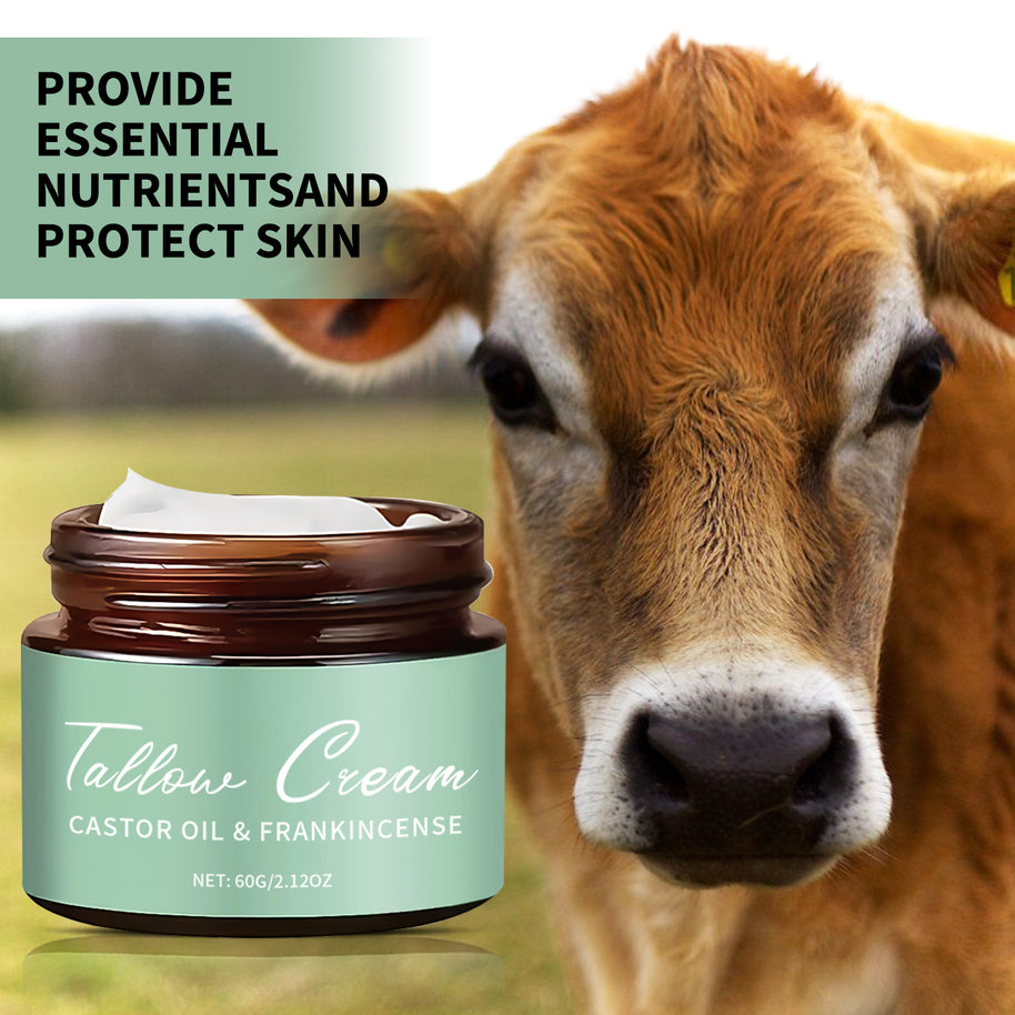 CASTOR OIL & FRANKINCENSE Tallow Cream - HaiyiBeauty