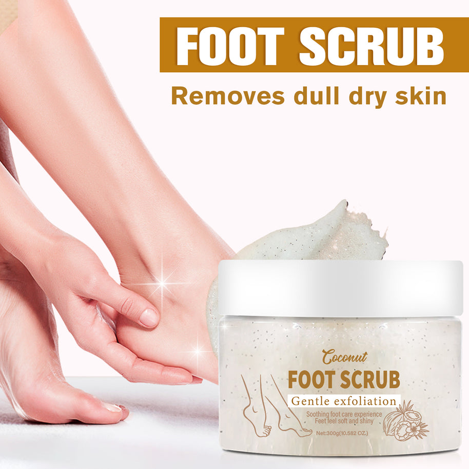 LUNOON Foot Scrub-Coconut Fragrance - HaiyiBeauty
