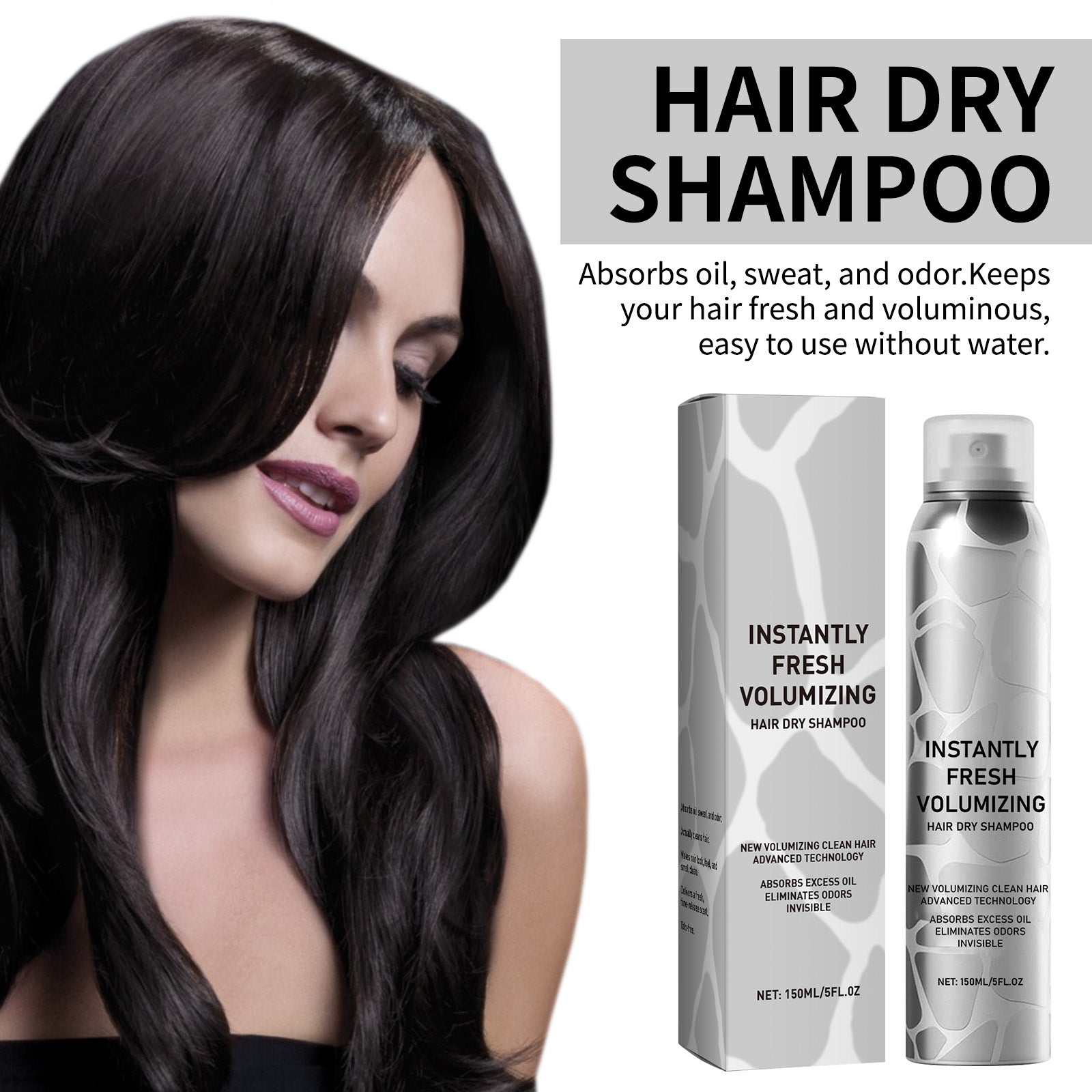 Spray shampooing sec