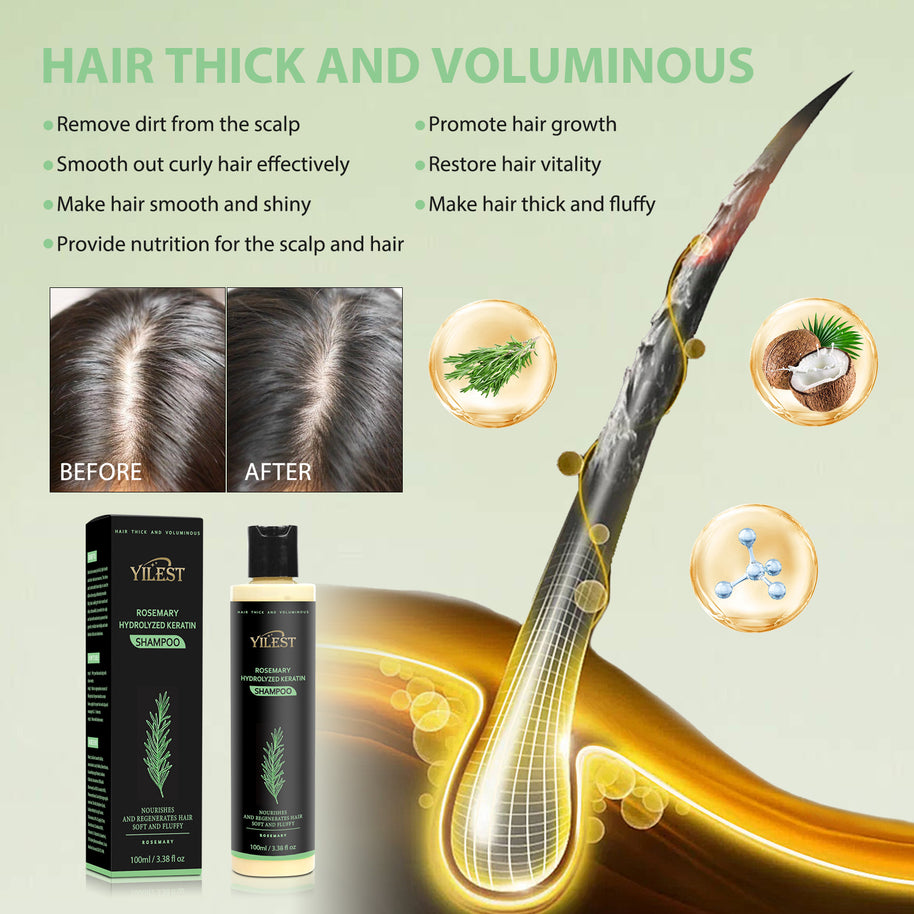 YILEST Rosemary Hair Growth Shampoo - HaiyiBeauty