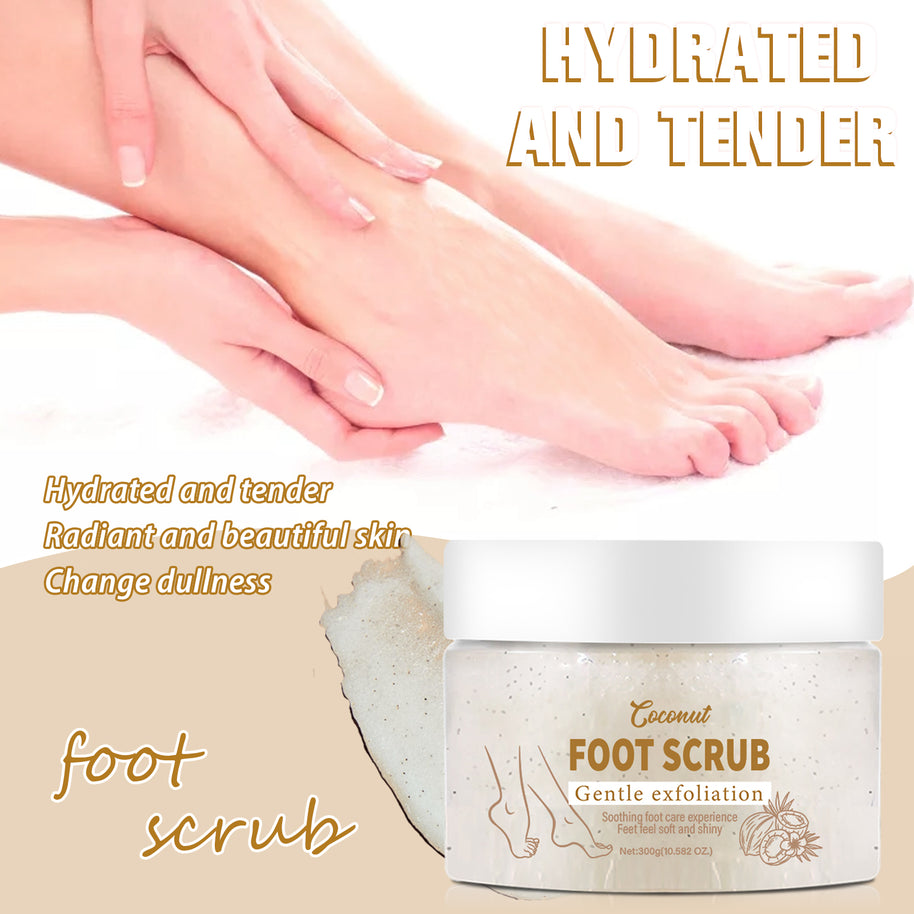 LUNOON Foot Scrub-Coconut Fragrance - HaiyiBeauty
