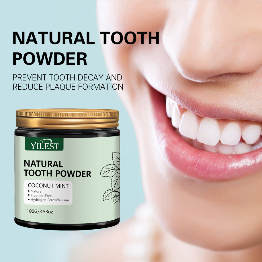 YILEST Natural Mineral Tooth Powder Coconut Mint Flavor - HaiyiBeauty