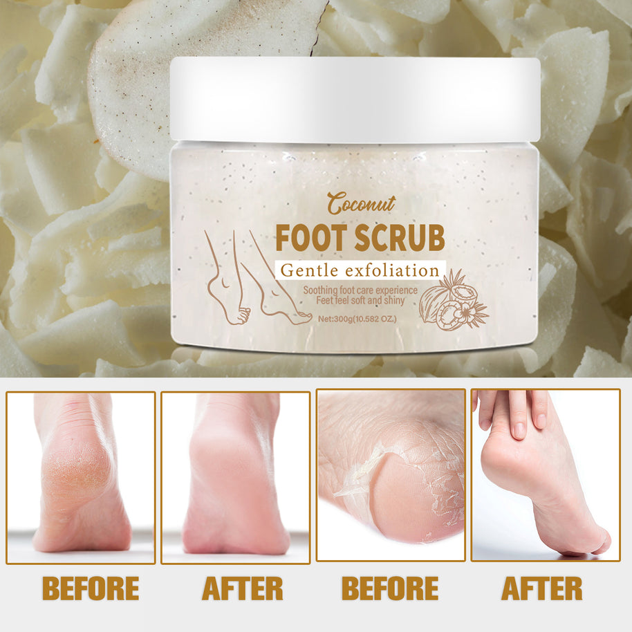 LUNOON Foot Scrub-Coconut Fragrance - HaiyiBeauty