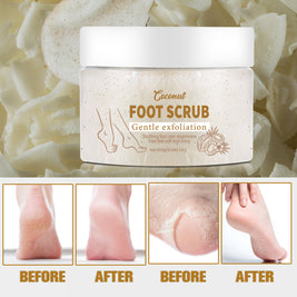 LUNOON Foot Scrub-Coconut Fragrance - HaiyiBeauty