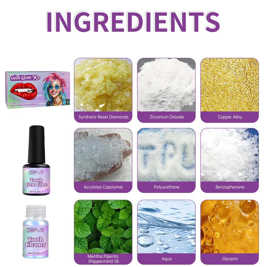 Dimot Tooth Gem Set - HaiyiBeauty