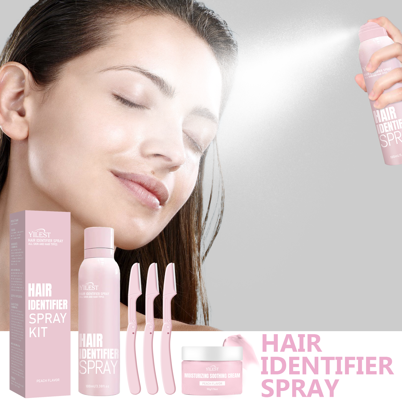 YILEST Moisturizing Soothing Cream Peach - HaiyiBeauty