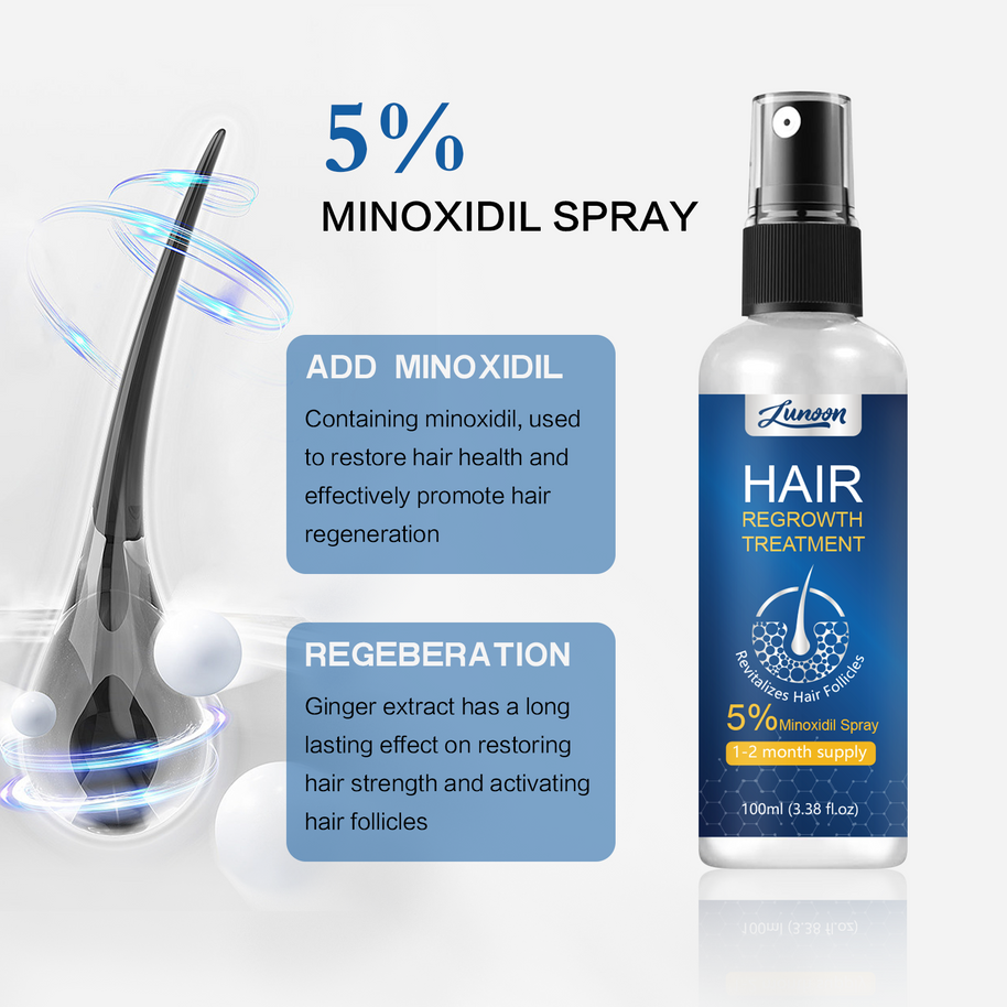 LUNOON Minoxidil Hair Growth Spray - HaiyiBeauty