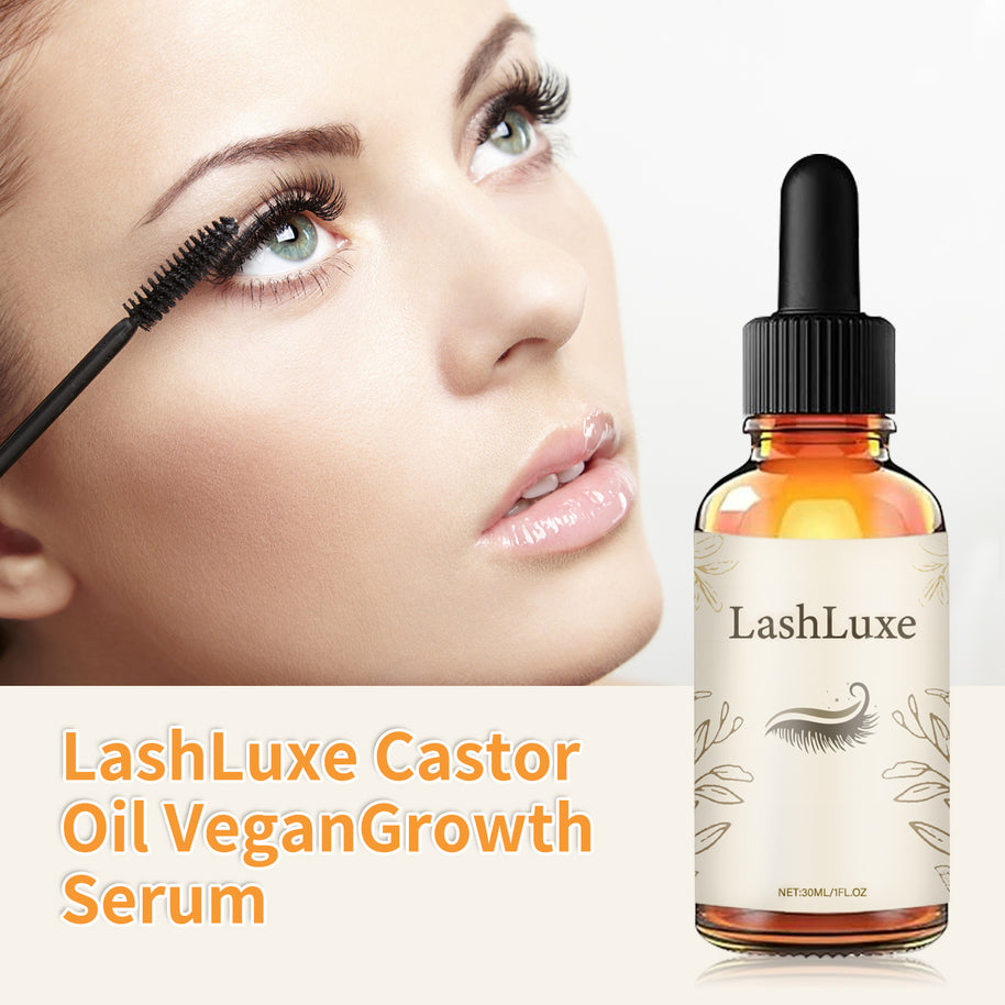 LashLuxe Castor Oil Vegan Growth Serum - HaiyiBeauty