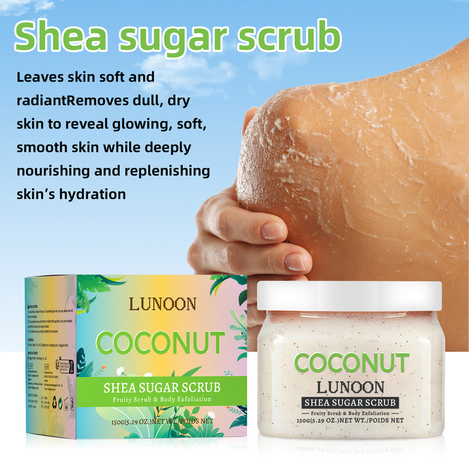 LUNOON Coconut Body Scrub - HaiyiBeauty