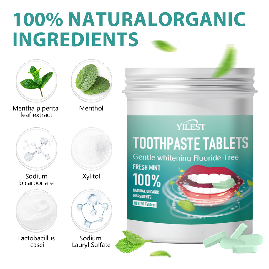 YILEST Mint Toothpaste Tablets - HaiyiBeauty