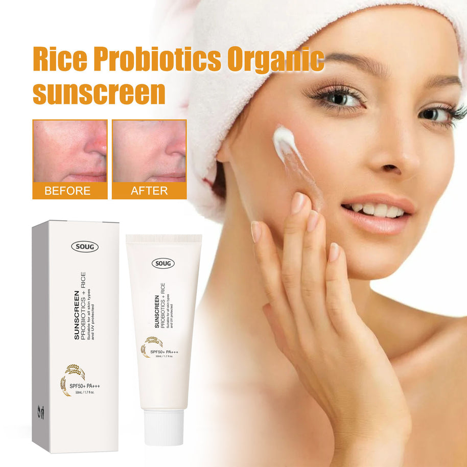 SOUG Rice Probiotics Sunscreen - HaiyiBeauty
