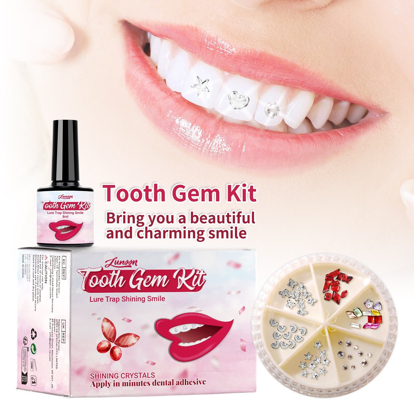 LUNOON Tooth Gem Kit - HaiyiBeauty