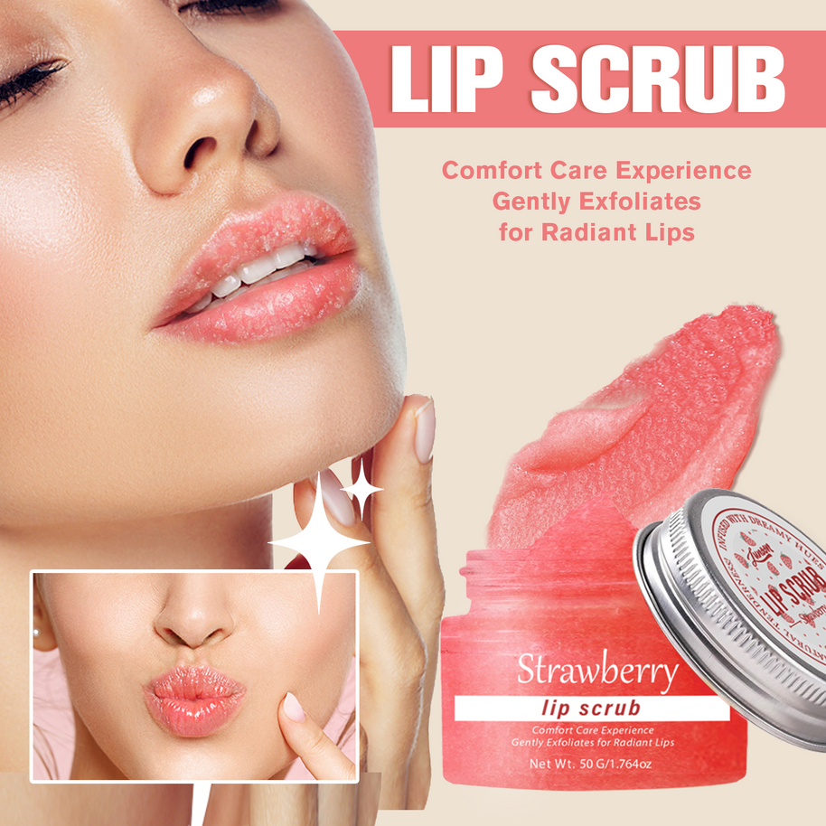Lip Scrub Strawberry - HaiyiBeauty