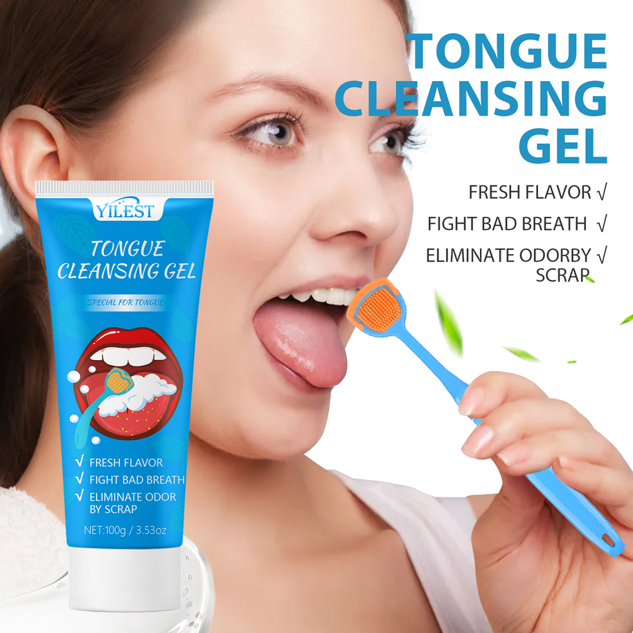 YILEST Mint Tongue Gel Brush Set - HaiyiBeauty