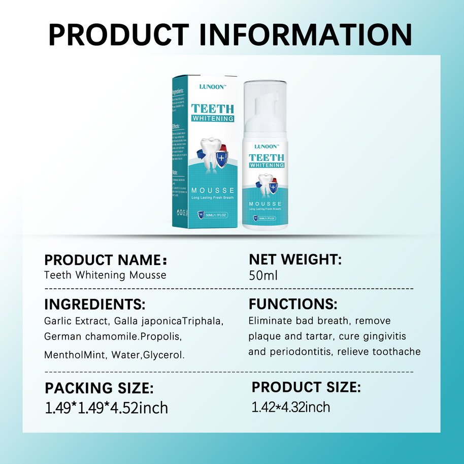 Teeth Cleansing Mousse - HaiyiBeauty