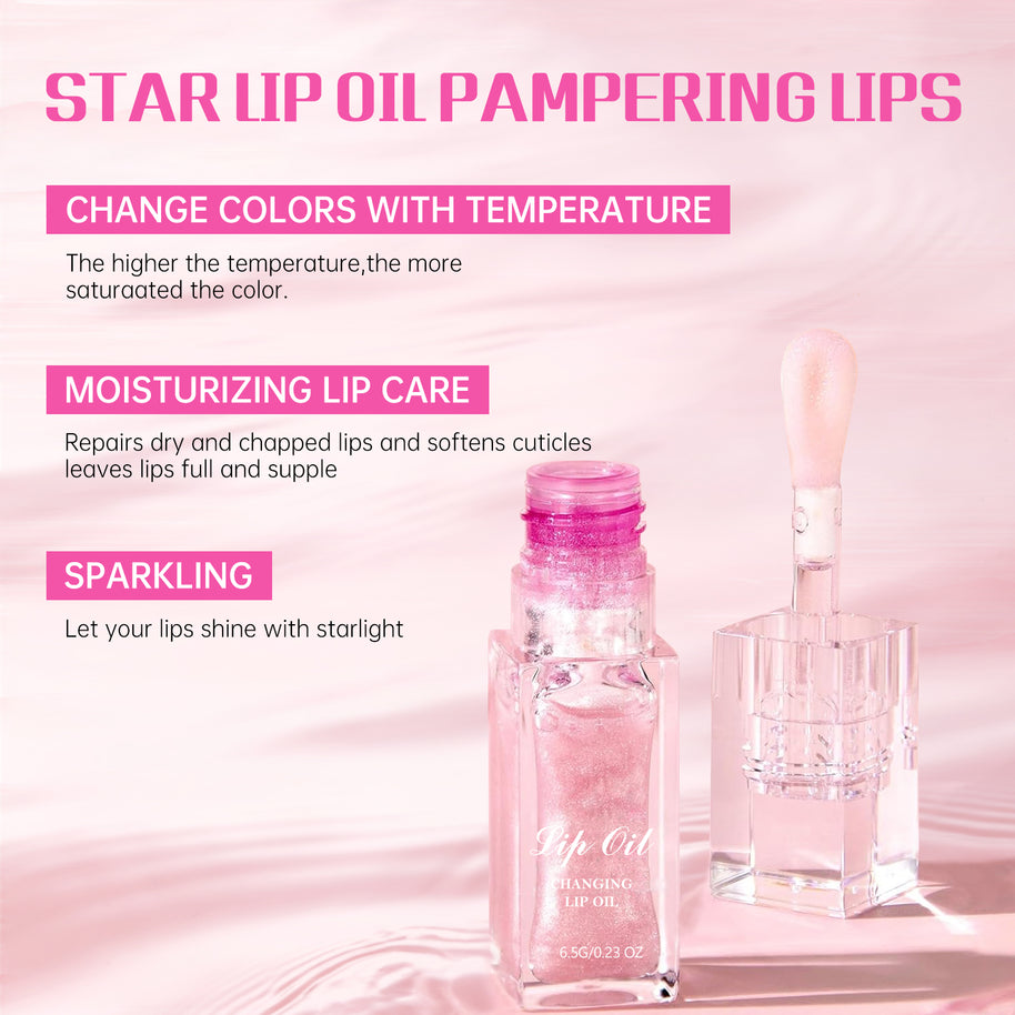 Pink Lip Gloss - HaiyiBeauty