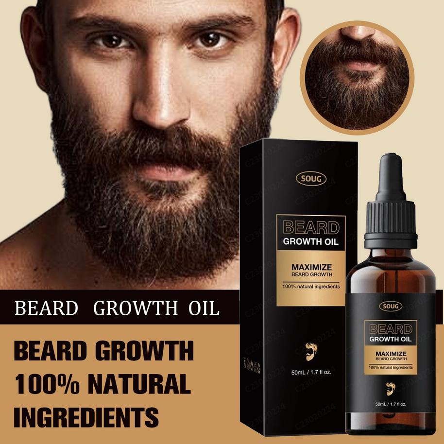 SOUG Beard Growth Oil - HaiyiBeauty