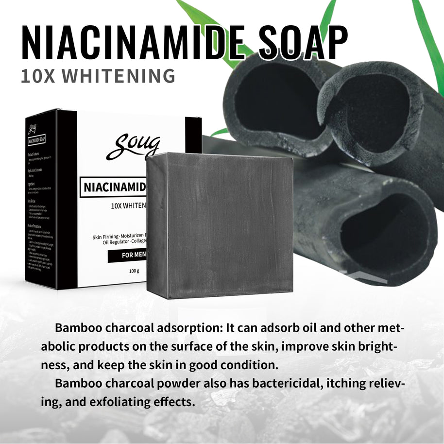 SOUG Bamboo Charcoal Facial Soap - HaiyiBeauty