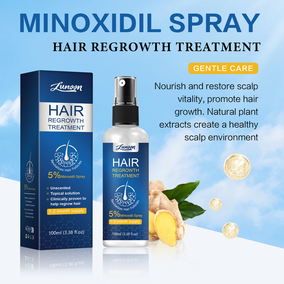 LUNOON Minoxidil Hair Growth Spray - HaiyiBeauty