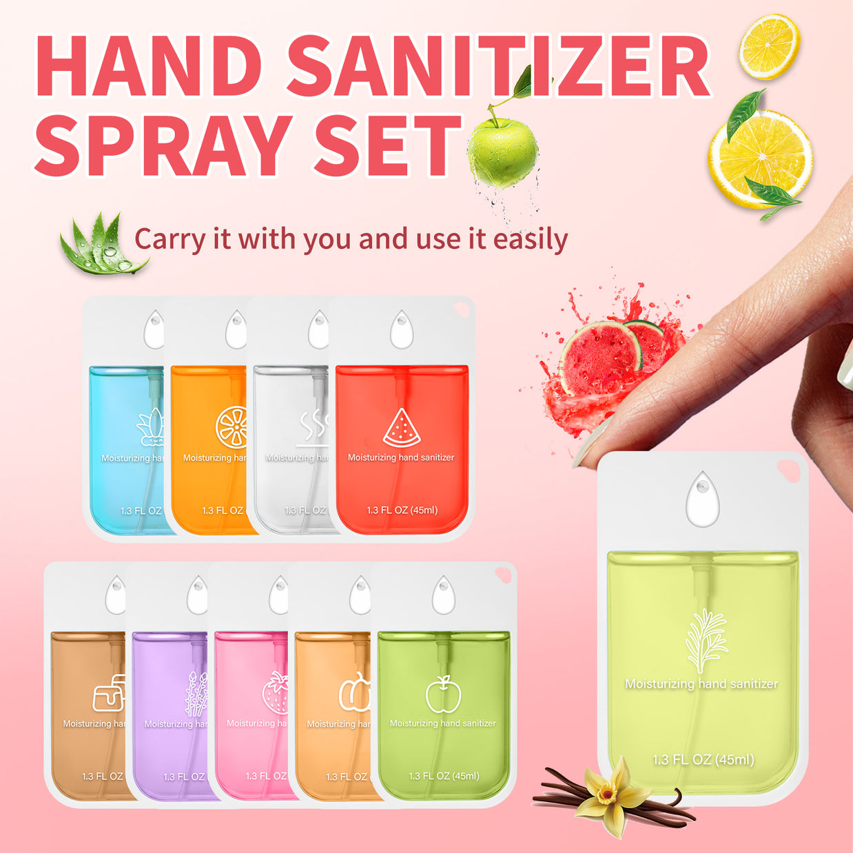 Hand Sanitizer Spray Set - HaiyiBeauty