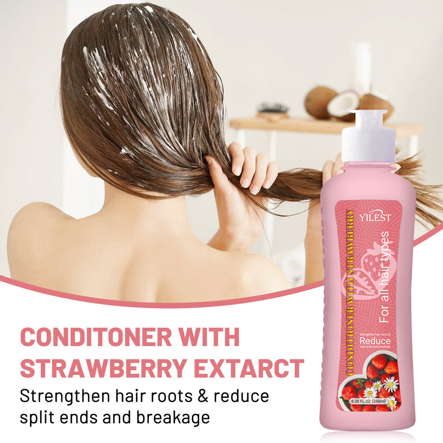 YILEST Strawberry Shampoo Conditioner - HaiyiBeauty