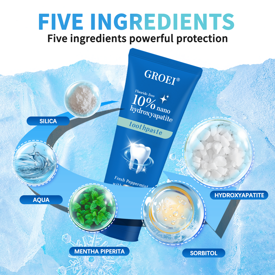 GROEI Oxygen-Free Toothpaste - HaiyiBeauty