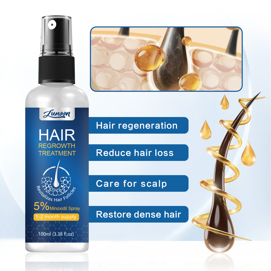 LUNOON Minoxidil Hair Growth Spray - HaiyiBeauty