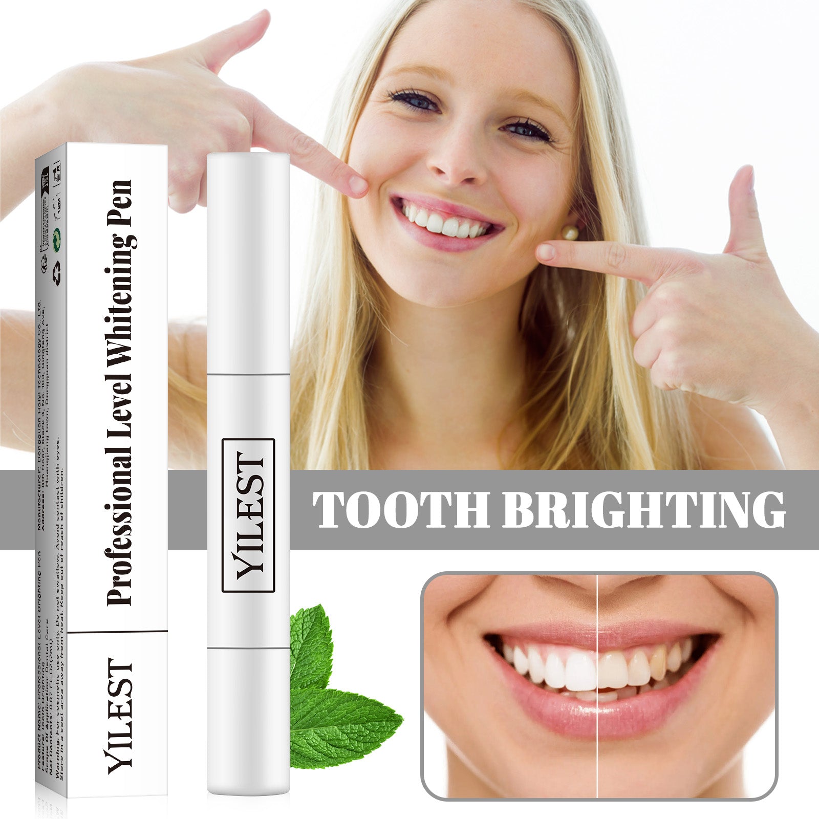 YILEST Whitening Toothbrush - HaiyiBeauty