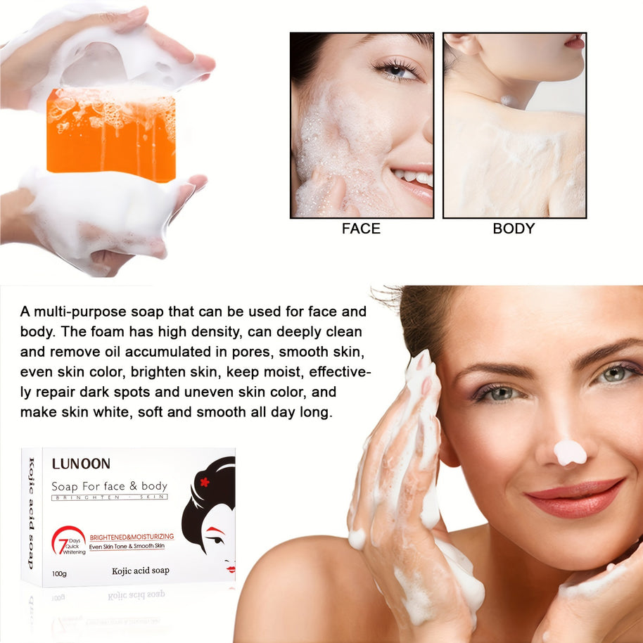 LUNOONK Kojic Acid Soap - HaiyiBeauty