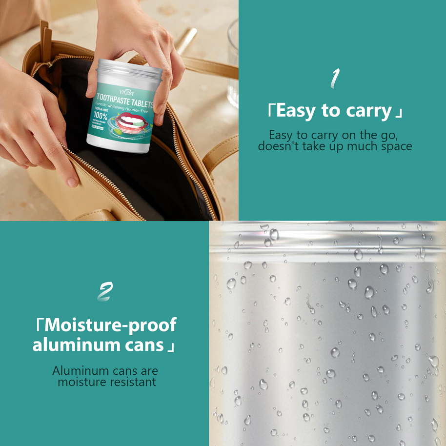YILEST Mint Toothpaste Tablets - HaiyiBeauty