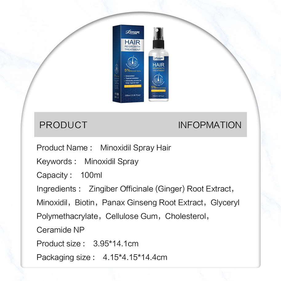 LUNOON Minoxidil Hair Growth Spray - HaiyiBeauty