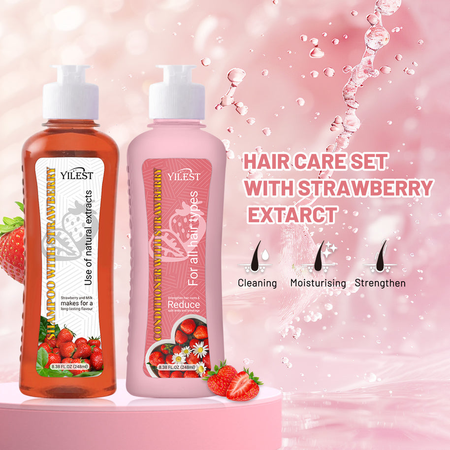 YILEST Strawberry Shampoo Conditioner - HaiyiBeauty