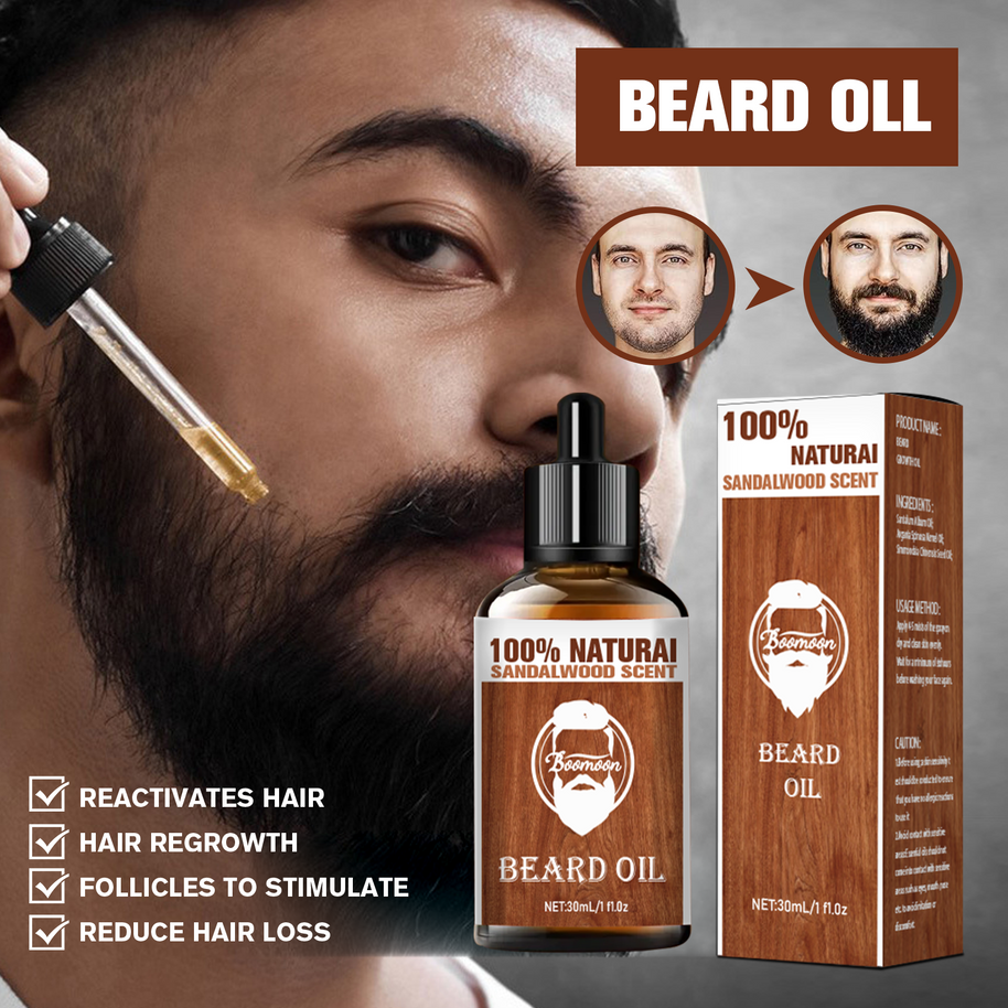 BOOMOON Tea Tree Beard Oil - HaiyiBeauty