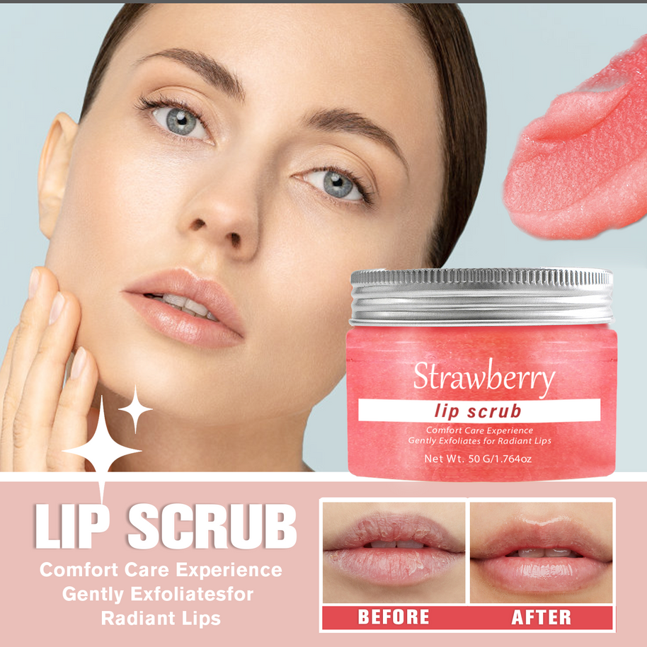 Lip Scrub Strawberry - HaiyiBeauty
