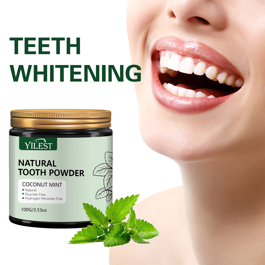 YILEST Natural Mineral Tooth Powder Coconut Mint Flavor - HaiyiBeauty